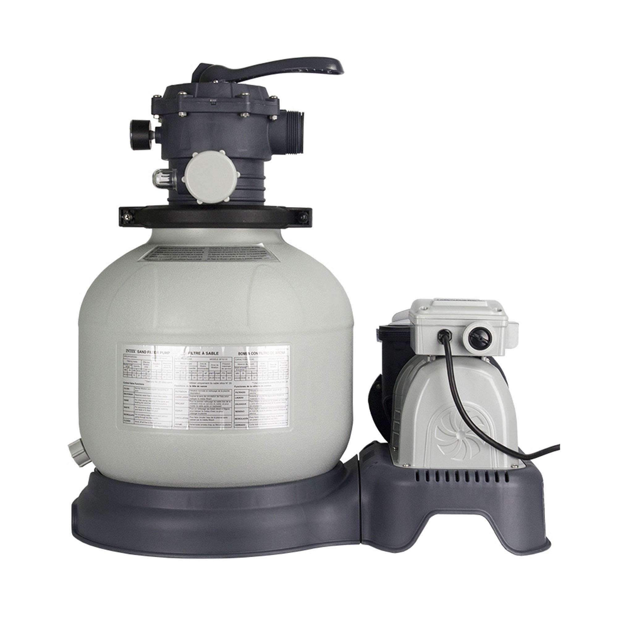 Intex Krystal Clear 2800 GPH sand filter pump with GFCI