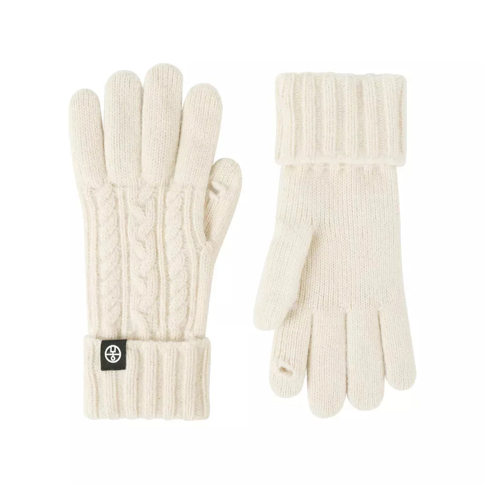 Cable Knit Touchscreen Gloves, 9 Inch - image 8