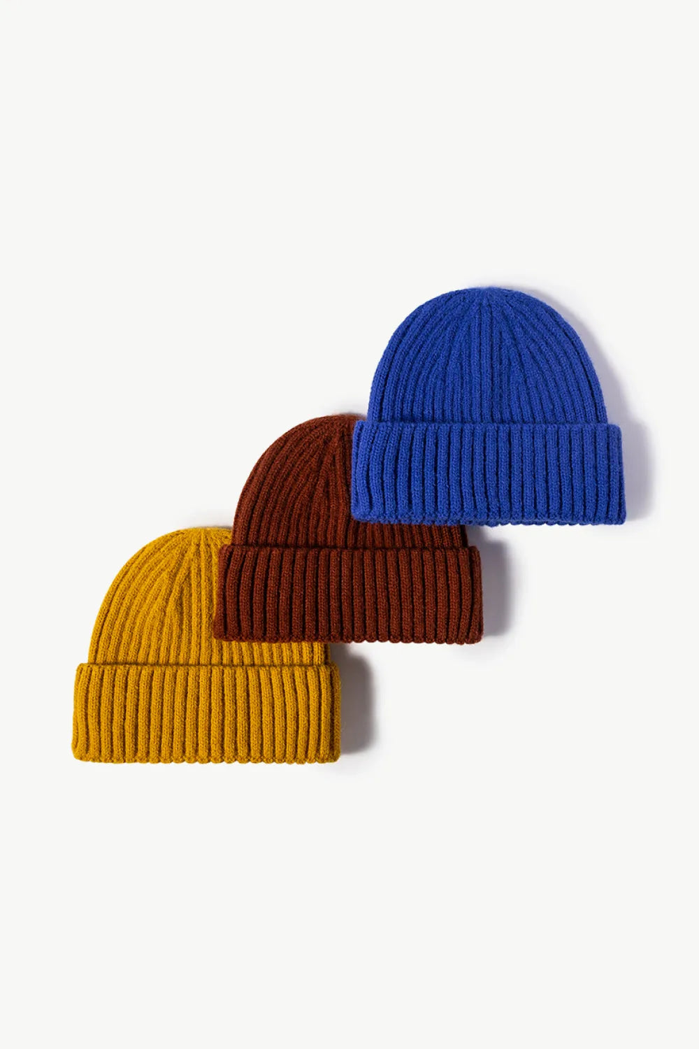 Ribbed Cuff Beanie Hat, 8 Inch - image 15