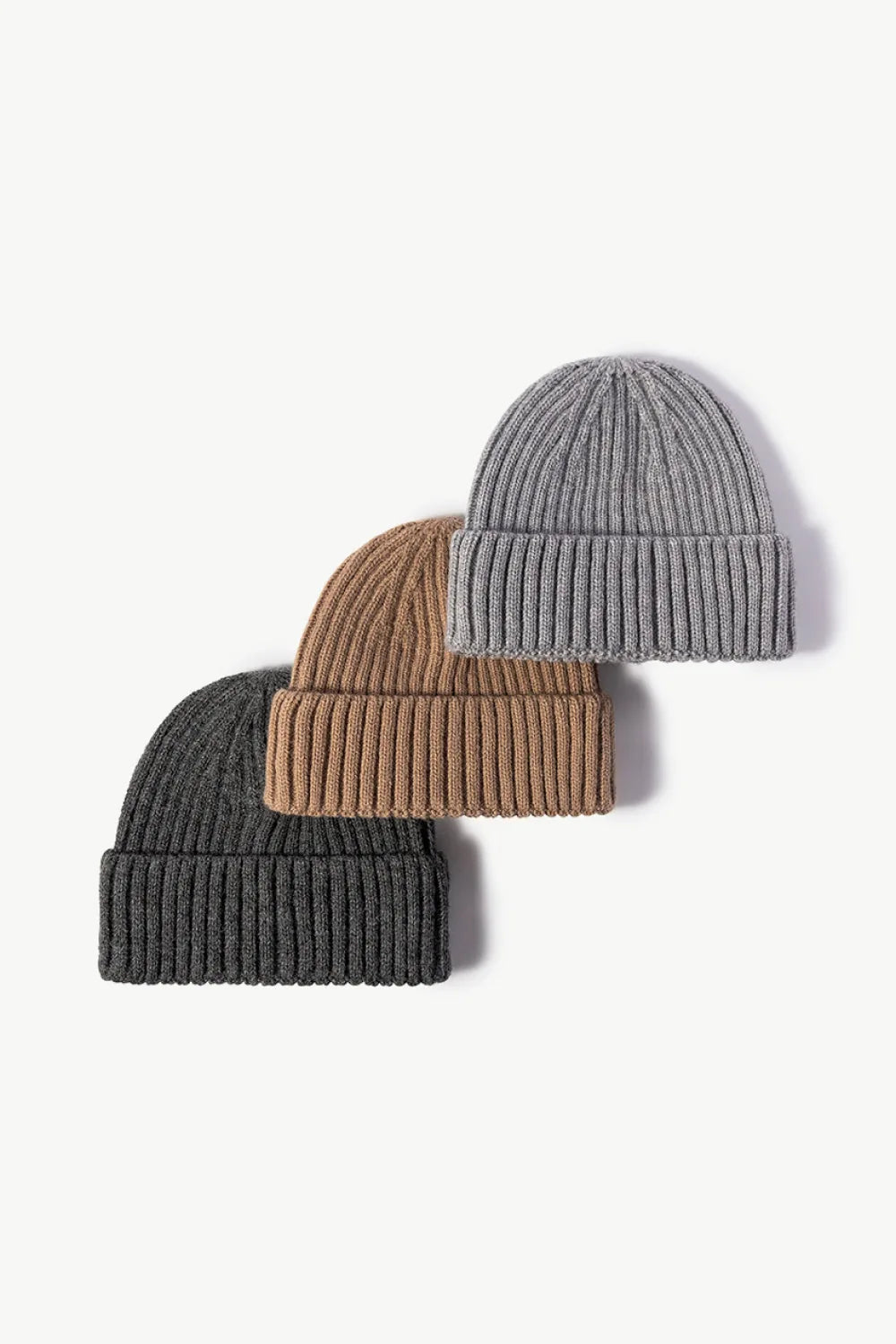 Ribbed Cuff Beanie Hat, 8 Inch - image 16