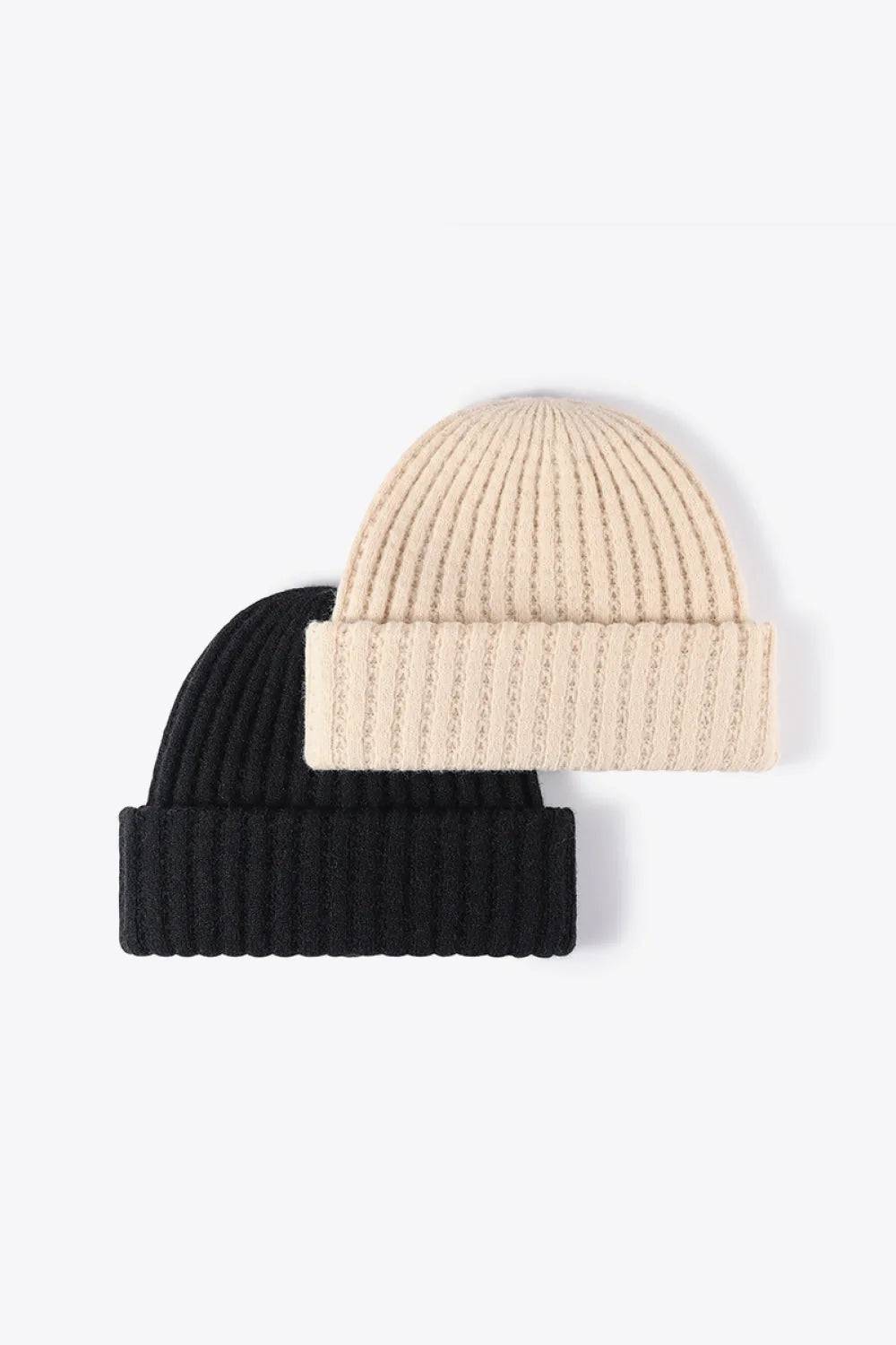 Wide Rib Knit Beanie Hat, 9.5 Inch - image 18