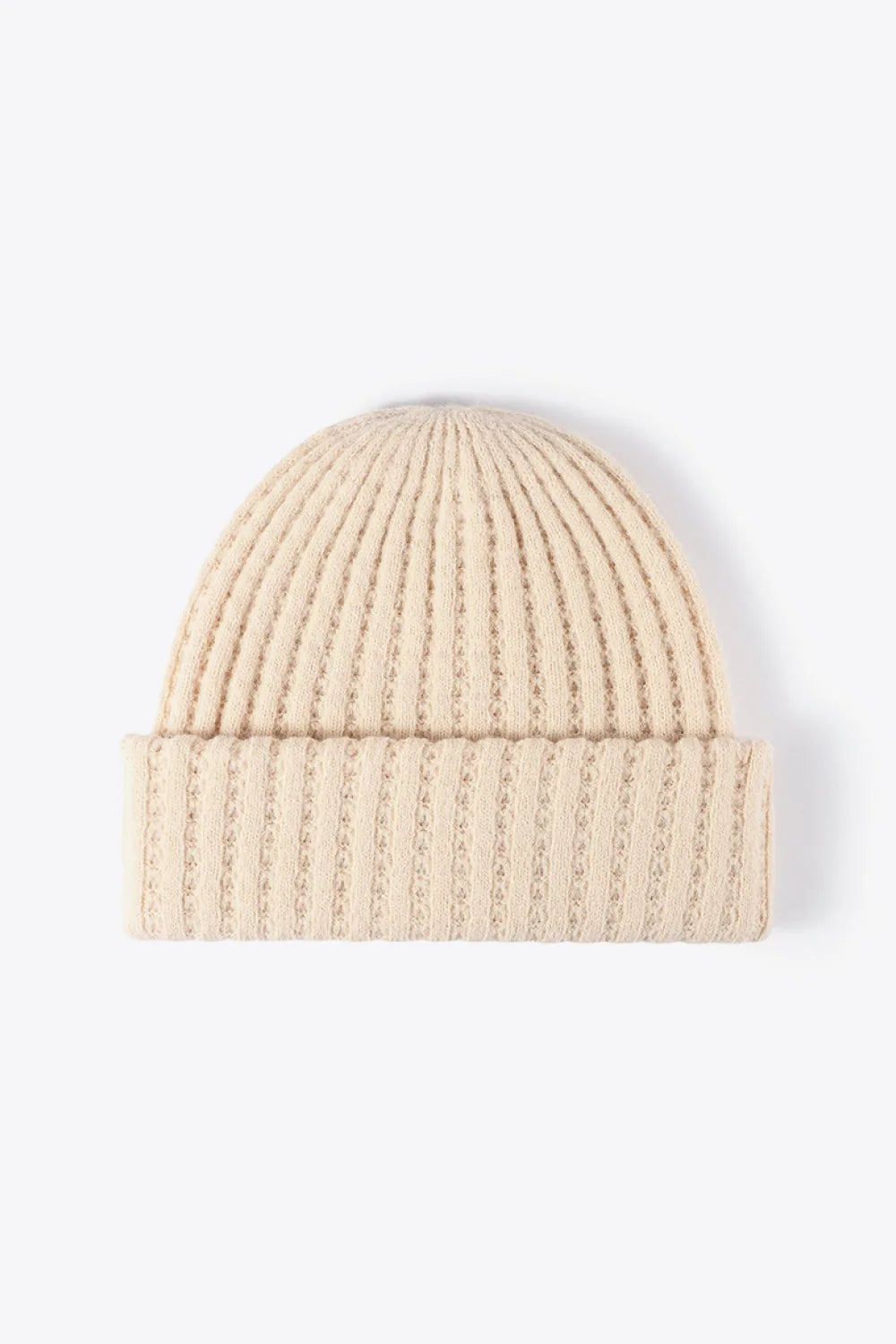 Wide Rib Knit Beanie Hat, 9.5 Inch - image 7