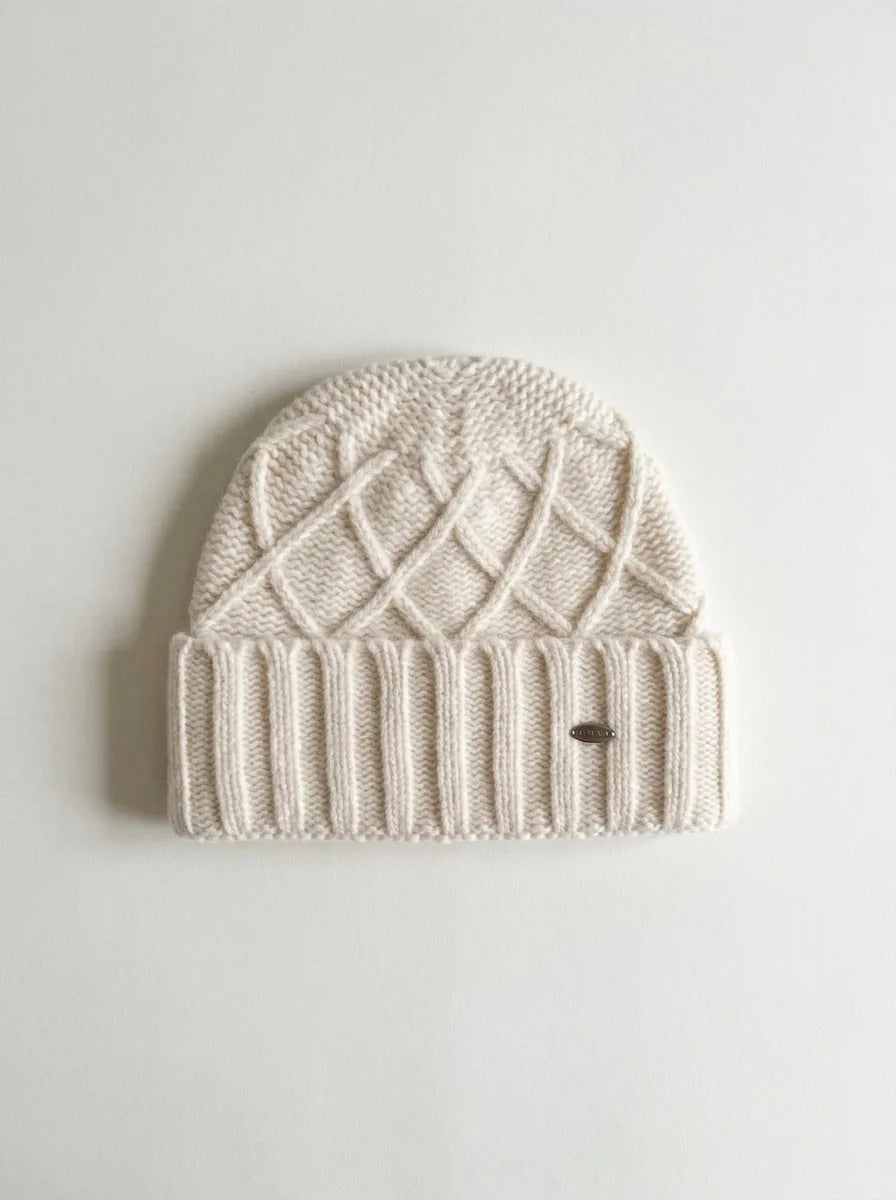 Wool Cuffed Beanie Hat, 10 Inch - image 3