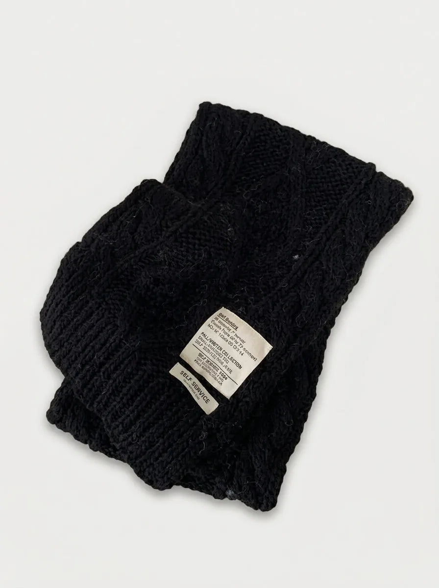 Chunky Cable Knit Wool Scarf, 59 Inch - image 3