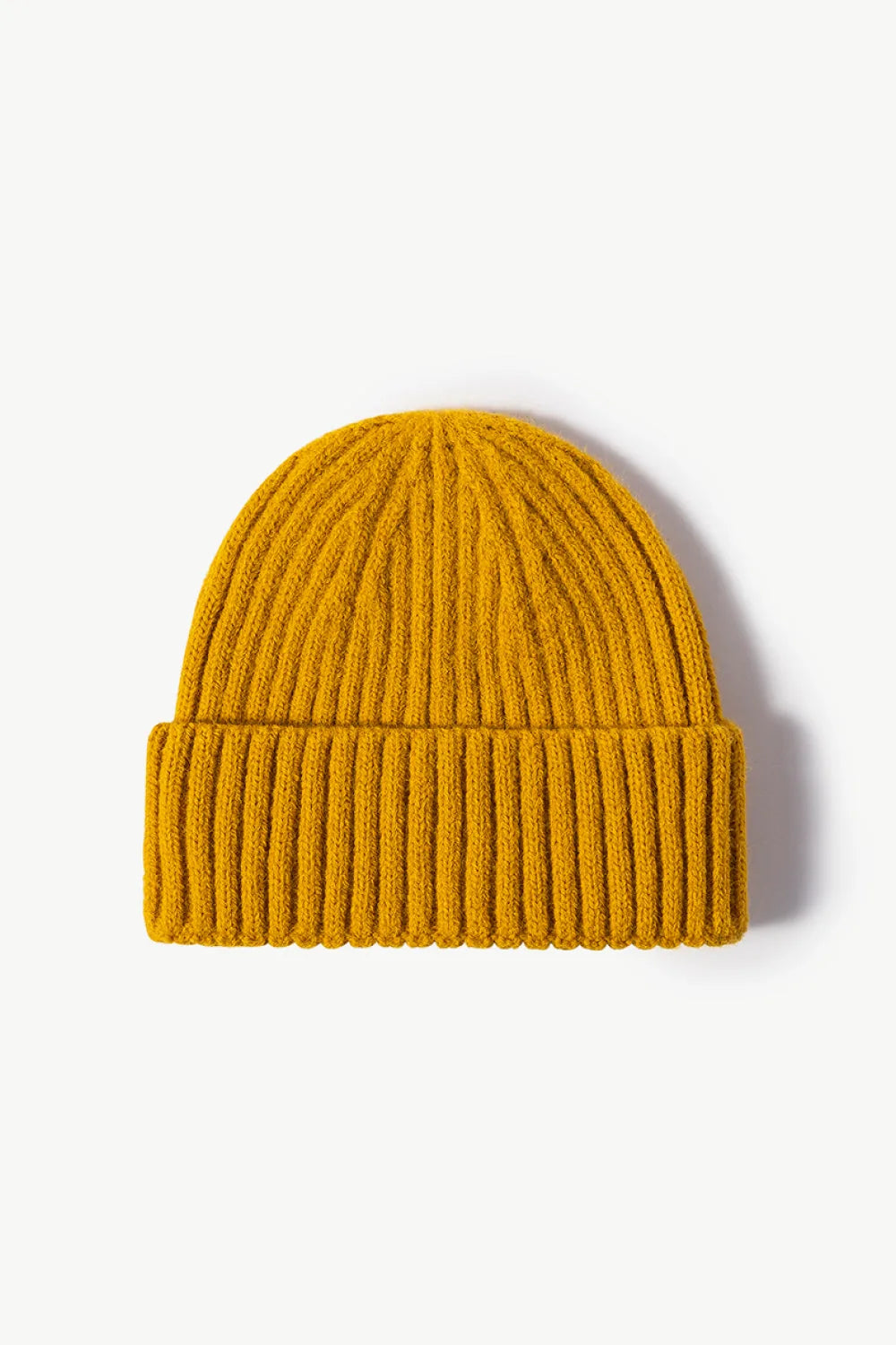 Ribbed Cuff Beanie Hat, 8 Inch - image 5