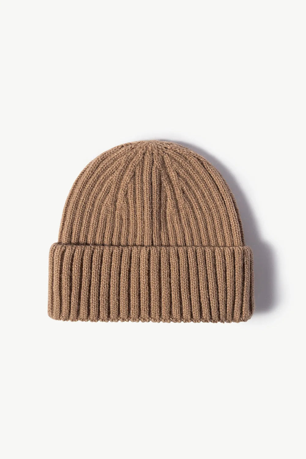 Ribbed Cuff Beanie Hat, 8 Inch - image 6