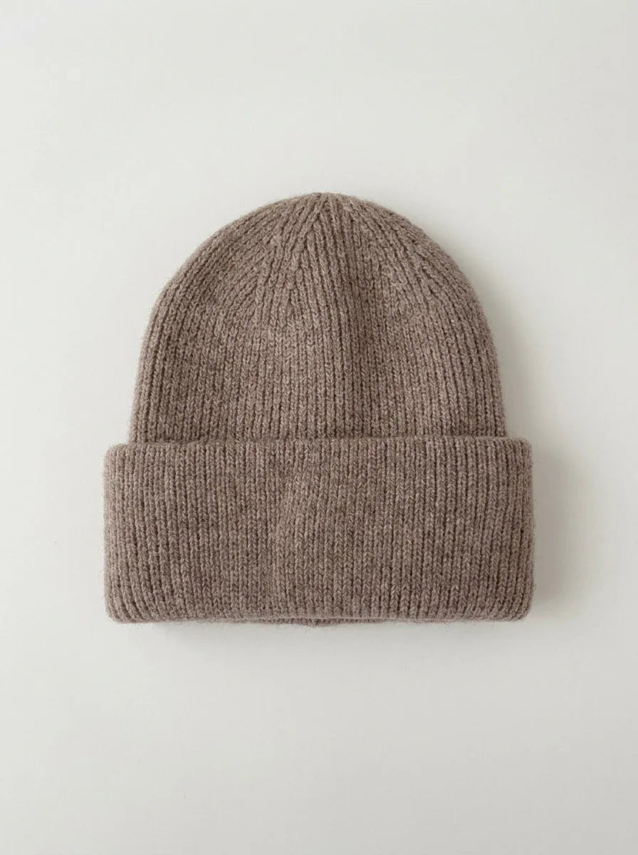 Warm Knit Cuffed Beanie Hat, 9.8 Inch - image 6