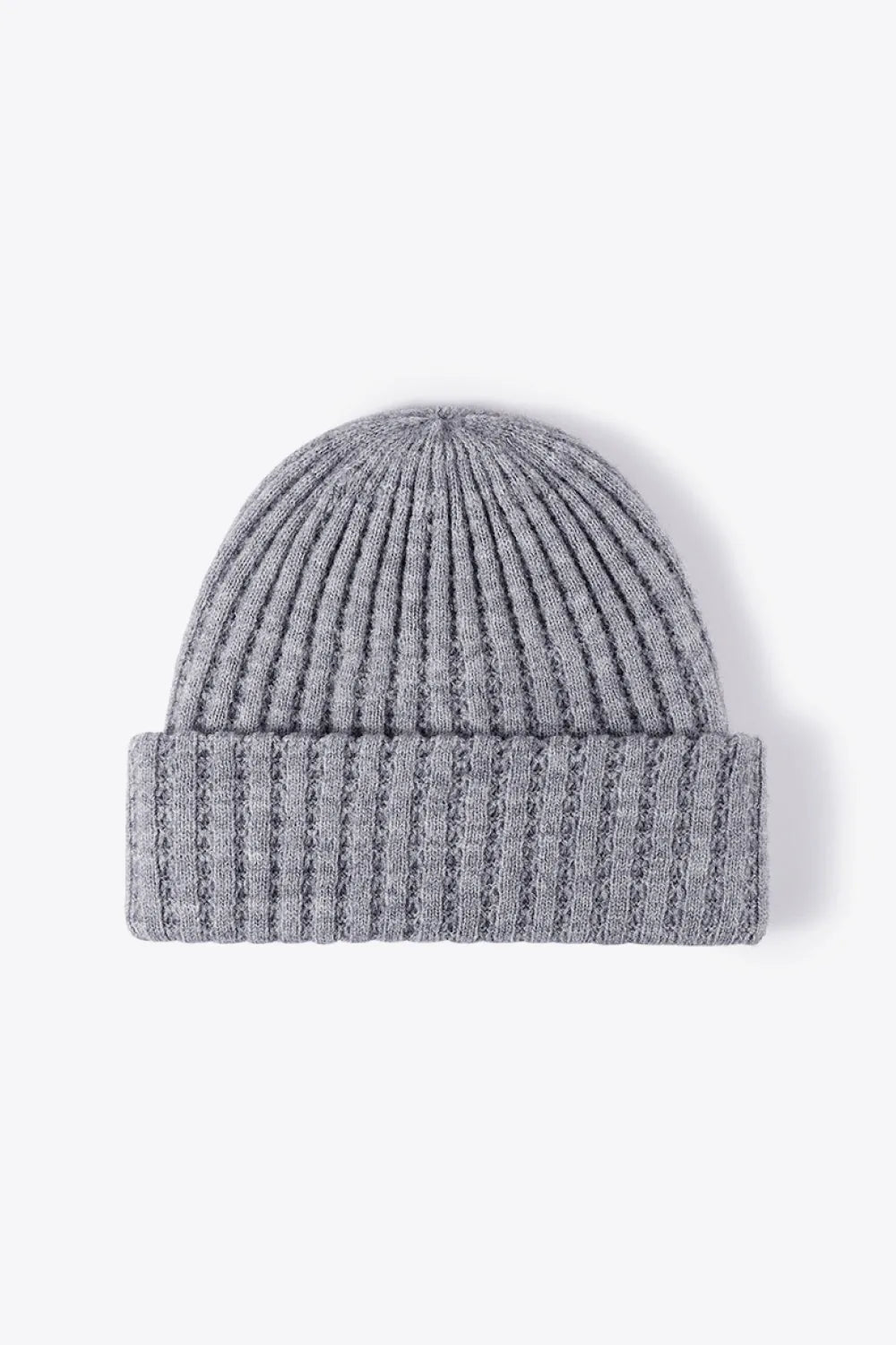 Wide Rib Knit Beanie Hat, 9.5 Inch - image 10