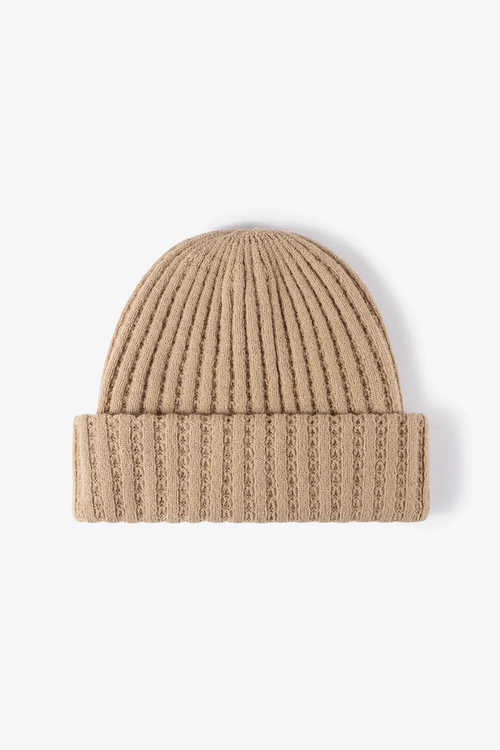 Wide Rib Knit Beanie Hat, 9.5 Inch - image 11