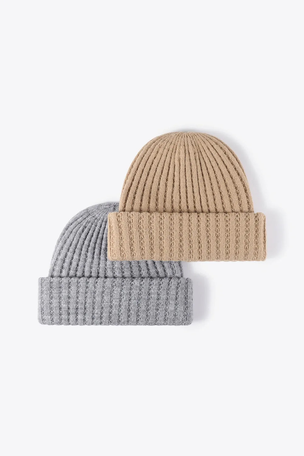 Wide Rib Knit Beanie Hat, 9.5 Inch - image 19
