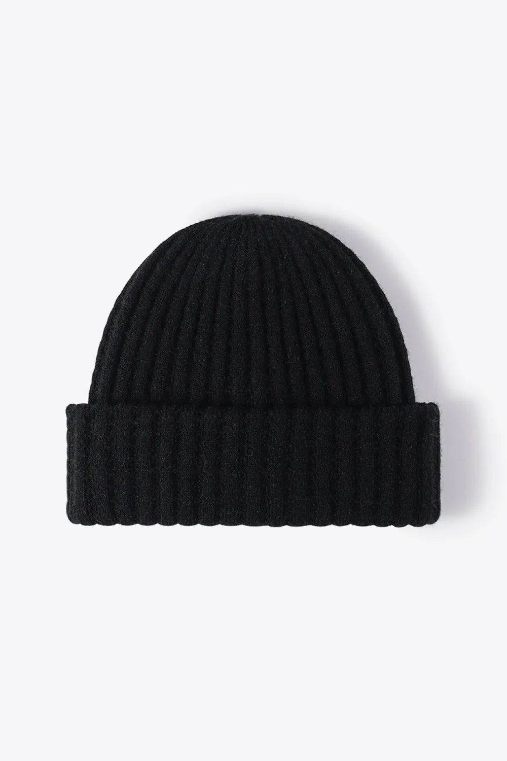 Wide Rib Knit Beanie Hat, 9.5 Inch - image 8