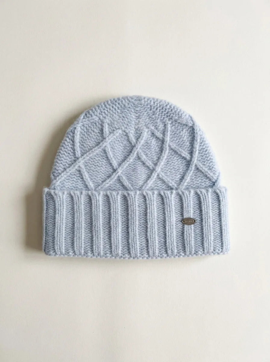 Wool Cuffed Beanie Hat, 10 Inch - image 2
