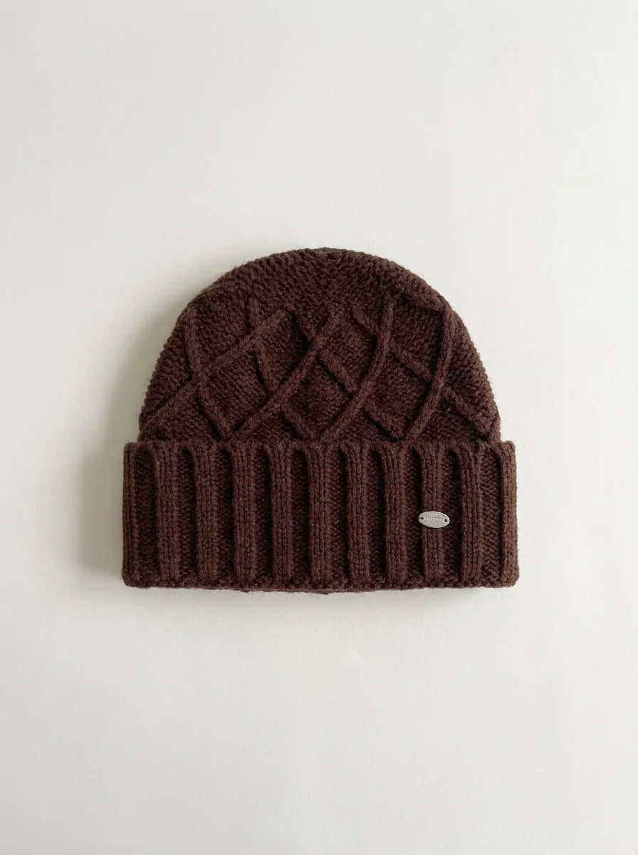 Wool Cuffed Beanie Hat, 10 Inch - image 5